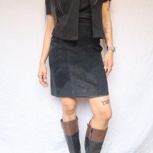 DANIER Vintage Suede Skirt